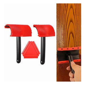 SET 6 PZAS VETEADORES EFECTO MADERA