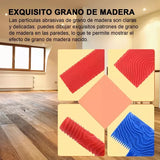 SET 6 PZAS VETEADORES EFECTO MADERA