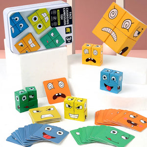 JUEGO DE CUBOS DE EMOCIONES