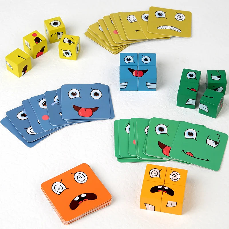 JUEGO DE CUBOS DE EMOCIONES