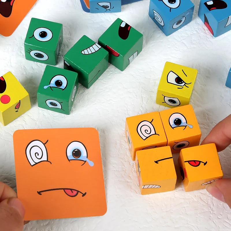 JUEGO DE CUBOS DE EMOCIONES